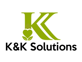 K&K Solutions logo design by AamirKhan