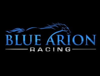 Blue Arion Racing logo design by gilkkj