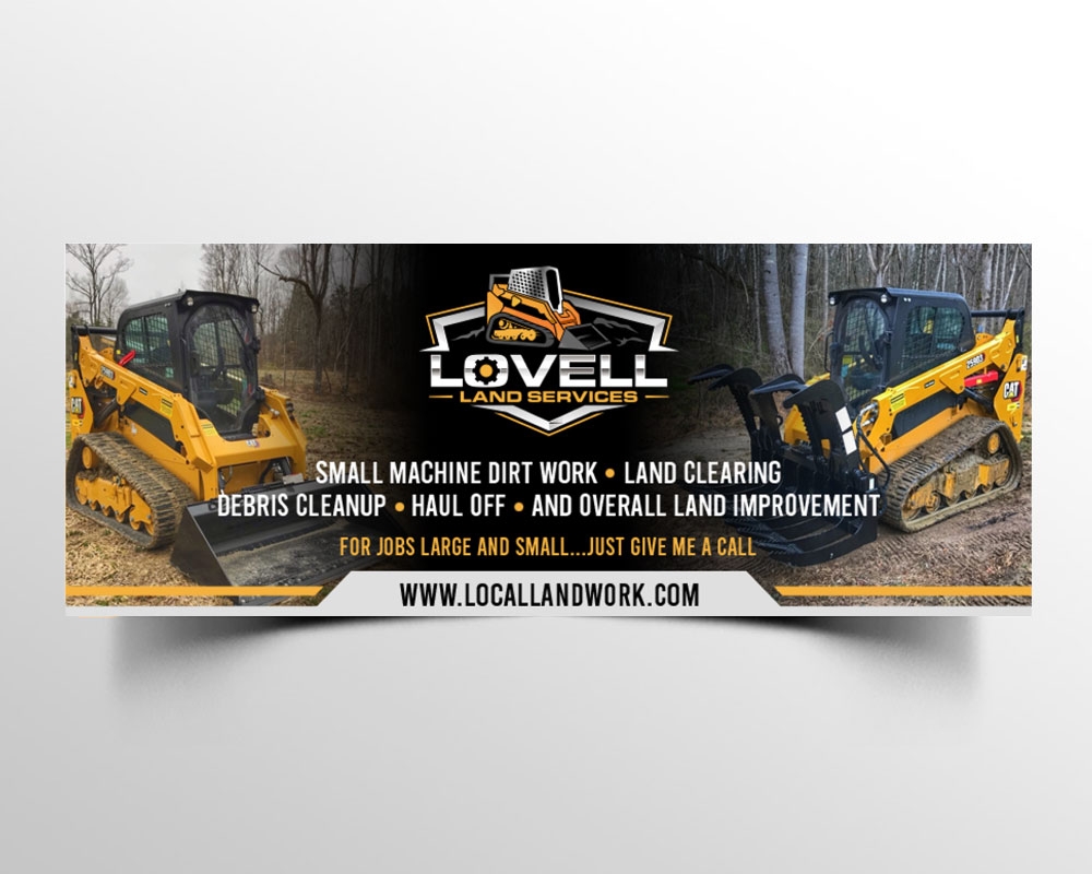 Lovell Land Services logo design by Boomstudioz