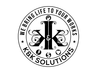 K&K Solutions logo design by cintoko