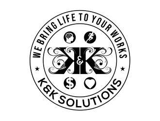 K&K Solutions logo design by cintoko