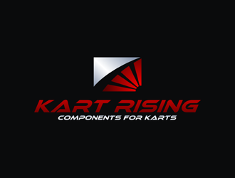 Kart Rising - Components for Karts logo design by Rizqy