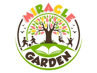 miracle garden logo design by MAXR