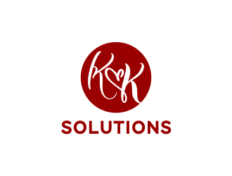 K&K Solutions logo design by Gwerth