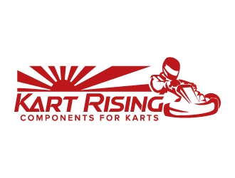 Kart Rising - Components for Karts logo design by jaize