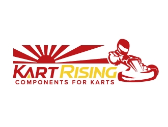 Kart Rising - Components for Karts logo design by jaize