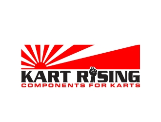 Kart Rising - Components for Karts logo design by MarkindDesign