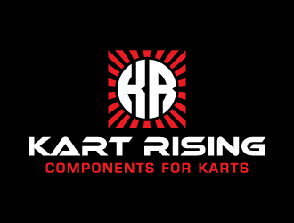 Kart Rising - Components for Karts logo design by akilis13