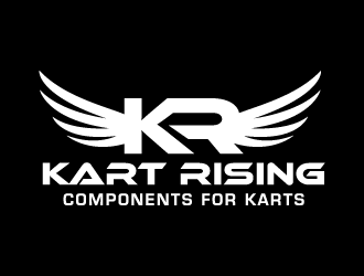 Kart Rising - Components for Karts logo design by akilis13