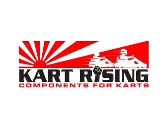 Kart Rising - Components for Karts logo design by MarkindDesign