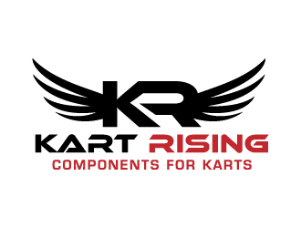 Kart Rising - Components for Karts logo design by akilis13