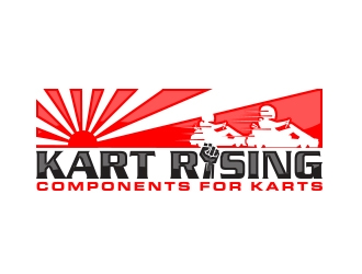 Kart Rising - Components for Karts logo design by MarkindDesign