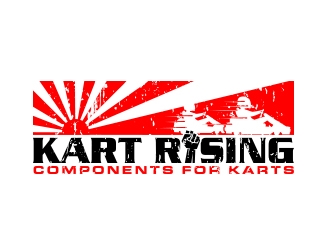 Kart Rising - Components for Karts logo design by MarkindDesign