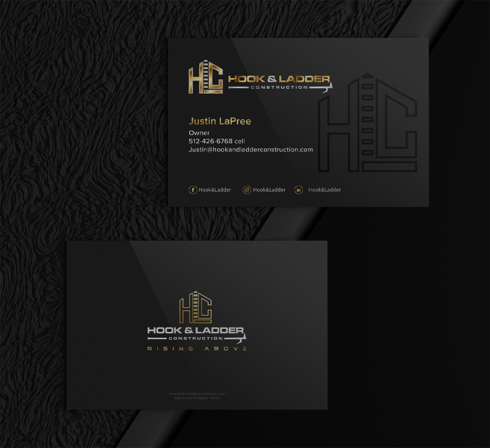 Hook & Ladder Construction logo design by Putraja