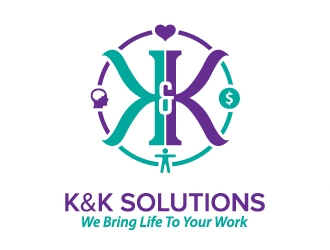 K&K Solutions logo design by jaize