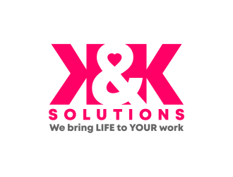 K&K Solutions logo design by ekitessar