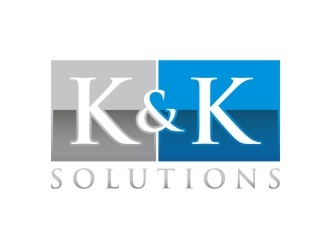 K&K Solutions logo design by sabyan