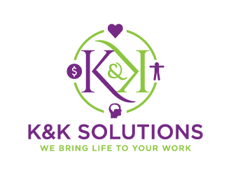 K&K Solutions logo design by akilis13