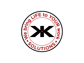 K&K Solutions logo design by Mirza