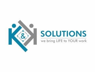 K&K Solutions logo design by langitBiru