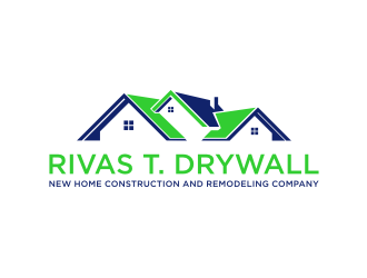 RIVAS T. DRYWALL logo design by mbamboex