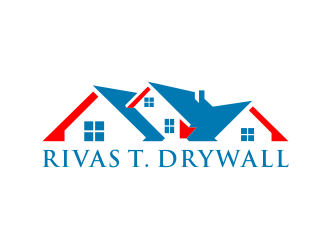 RIVAS T. DRYWALL logo design by logitec