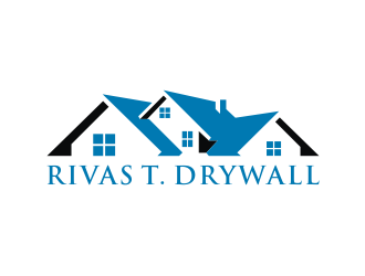 RIVAS T. DRYWALL logo design by logitec