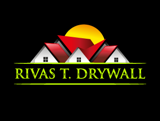 RIVAS T. DRYWALL logo design by prodesign