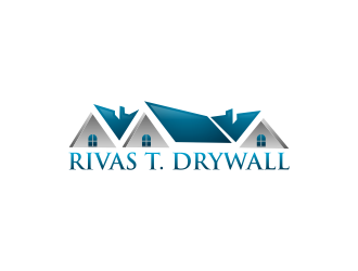 RIVAS T. DRYWALL logo design by p0peye