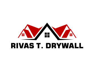 RIVAS T. DRYWALL logo design by Girly