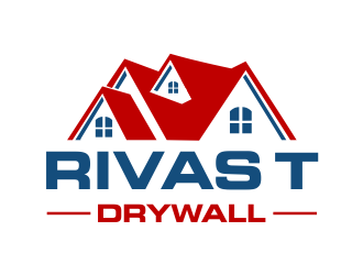 RIVAS T. DRYWALL logo design by Girly