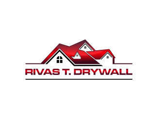 RIVAS T. DRYWALL logo design by haidar