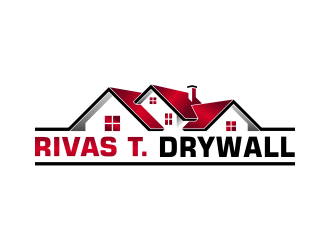 RIVAS T. DRYWALL logo design by pakNton