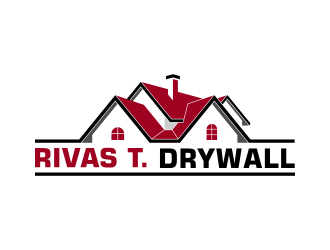 RIVAS T. DRYWALL logo design by pakNton