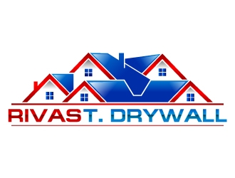 RIVAS T. DRYWALL logo design by uttam