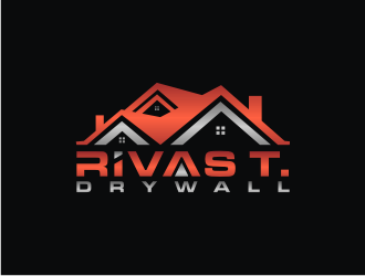 RIVAS T. DRYWALL logo design by bricton