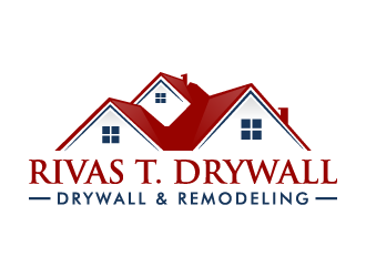 RIVAS T. DRYWALL logo design by akilis13