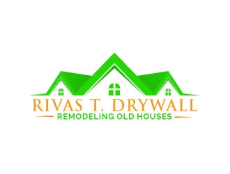 RIVAS T. DRYWALL logo design by AYATA