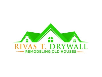 RIVAS T. DRYWALL logo design by AYATA