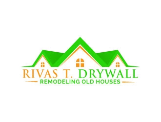 RIVAS T. DRYWALL logo design by AYATA