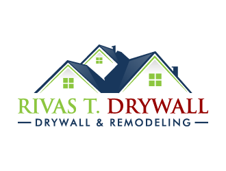 RIVAS T. DRYWALL logo design by akilis13