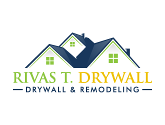 RIVAS T. DRYWALL logo design by akilis13