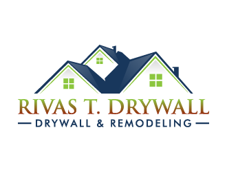 RIVAS T. DRYWALL logo design by akilis13