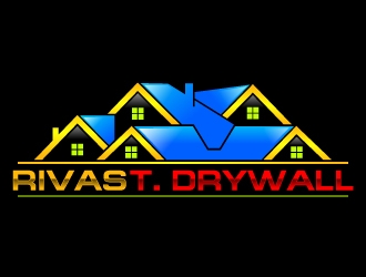 RIVAS T. DRYWALL logo design by uttam