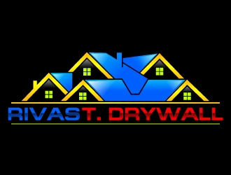 RIVAS T. DRYWALL logo design by uttam