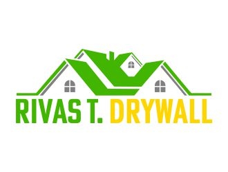 RIVAS T. DRYWALL logo design by b3no