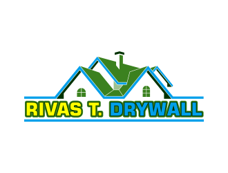 RIVAS T. DRYWALL logo design by pakNton