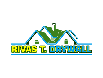 RIVAS T. DRYWALL logo design by pakNton