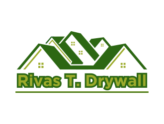 RIVAS T. DRYWALL logo design by santrie