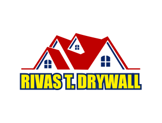 RIVAS T. DRYWALL logo design by Girly